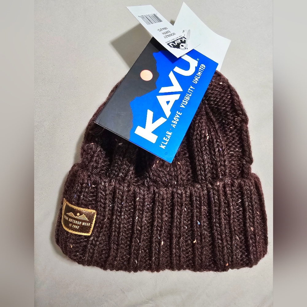 NEW! Kavu True Outdoor Wear McKinley Earth Knit Toque Beanie Hat